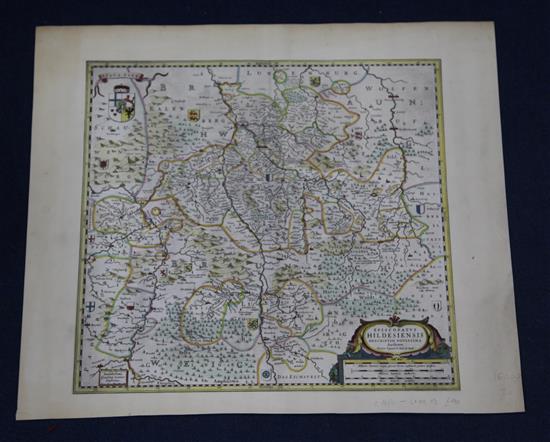 A collection of ten unframed engraved maps:-